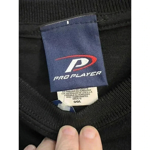 Y2K Ken Griffey JR Pro Player TShirt LG Reds Baseball Black Red HOF MLB NWT Rare - Picture 4 of 6